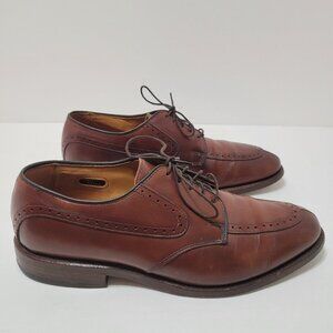 Allen Edmonds "Kingsley" Brown Oxford Shoes Made in USA - Mens 7.5 D